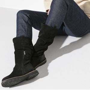 Birkenstock Luton High Boots - Size 40 Regular, Black